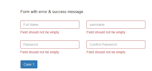 jquery form validation using php with mysql database